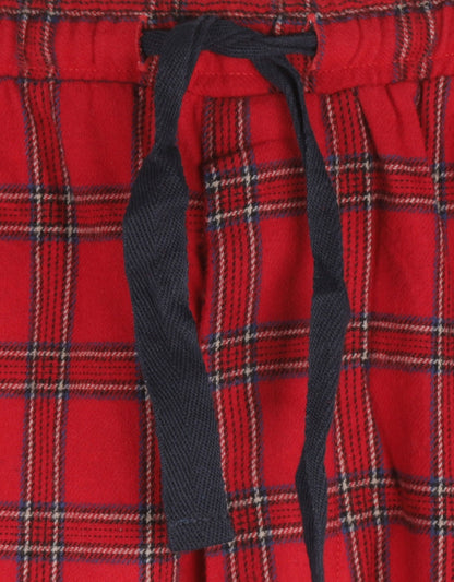Flannel Lounge Pants | Rood/Blauw ruit