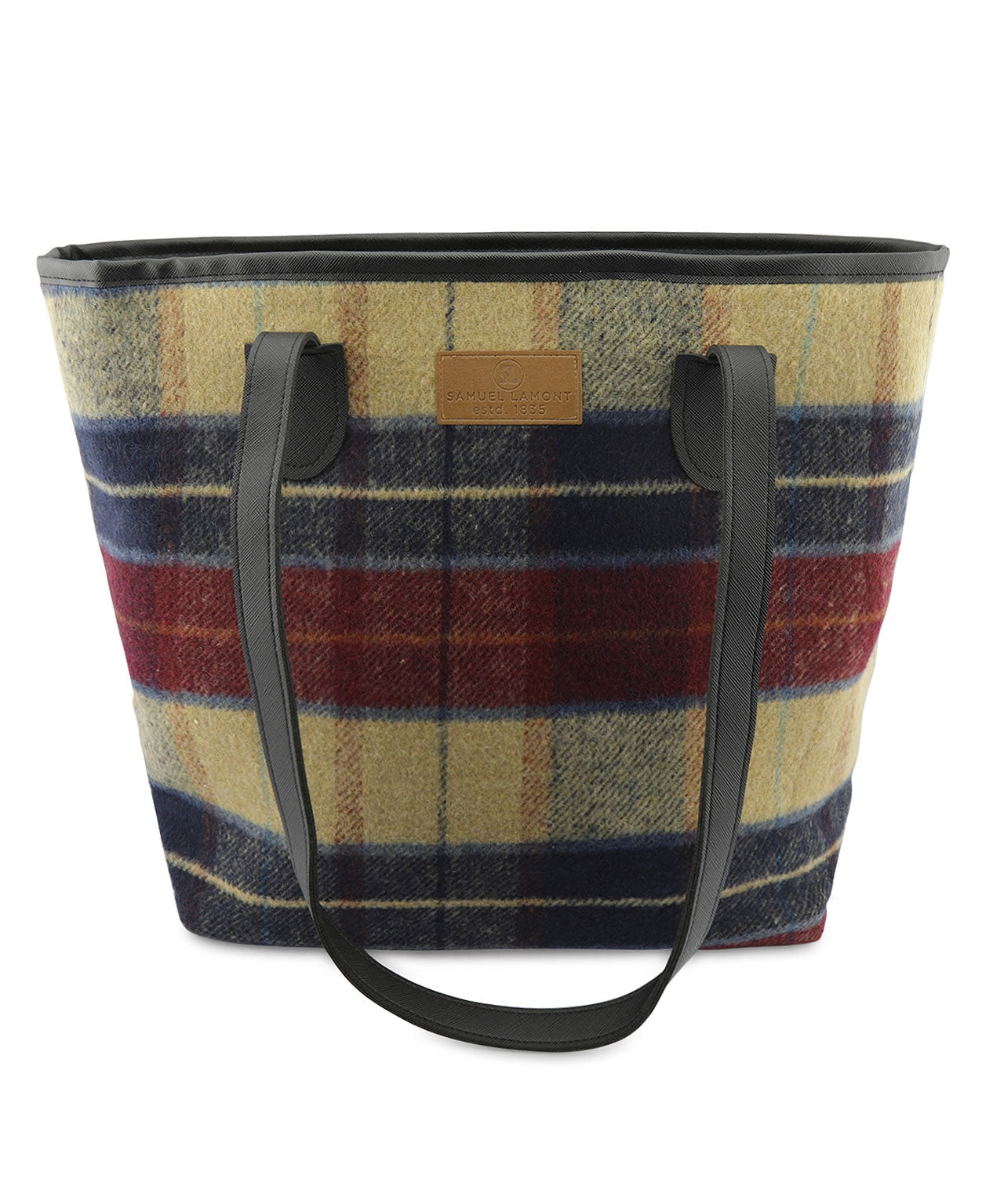 Elegante Tasche in Tweed-Optik | Rot