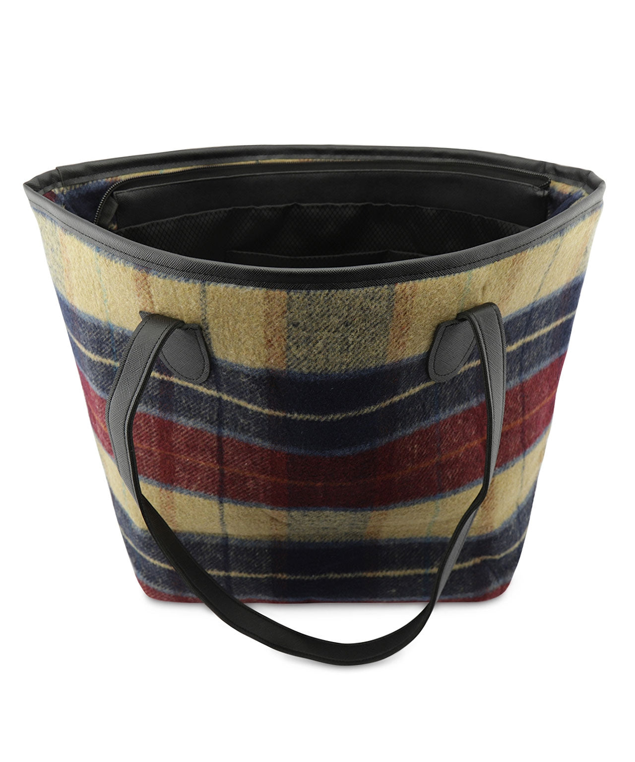 Elegante Tasche in Tweed-Optik | Rot