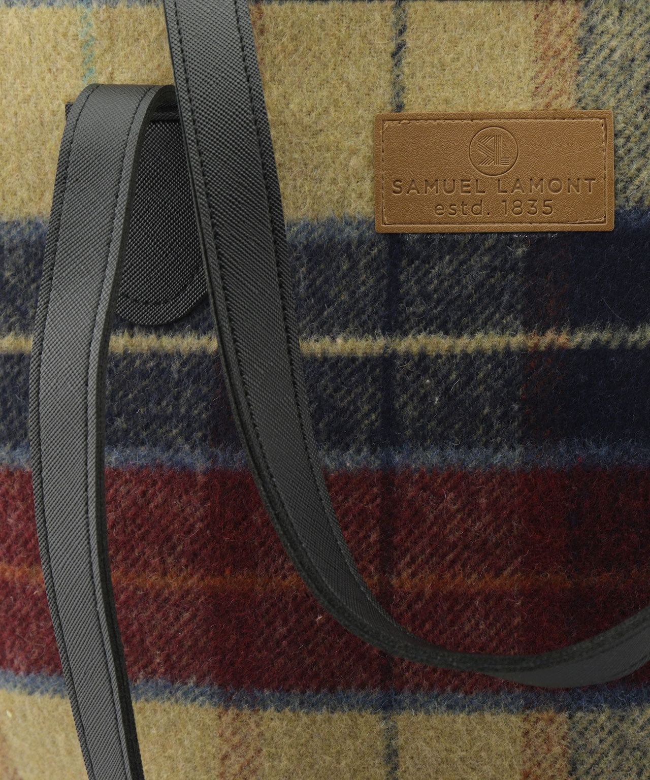 Elegante Tasche in Tweed-Optik | Rot