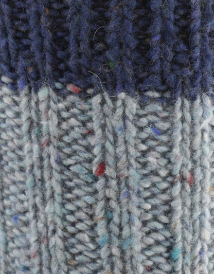 Flecks Sock | Grijs Blauw