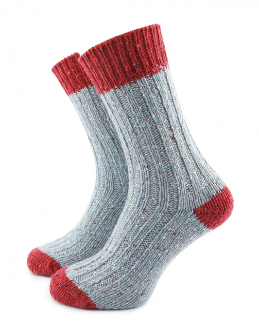 Herrensocken mit Fleckenmuster | Blau