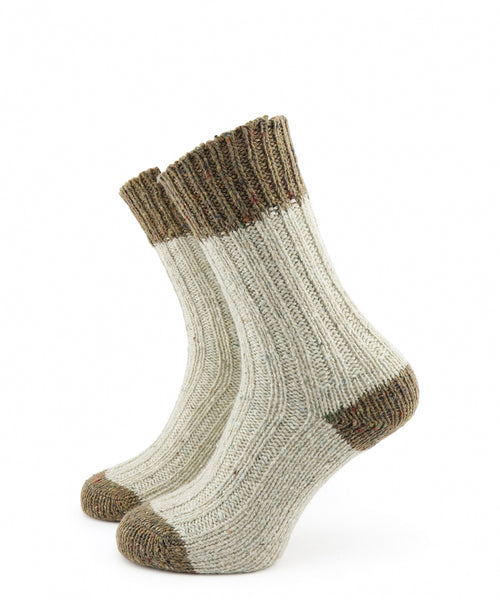 Flecks men's socks | Brown