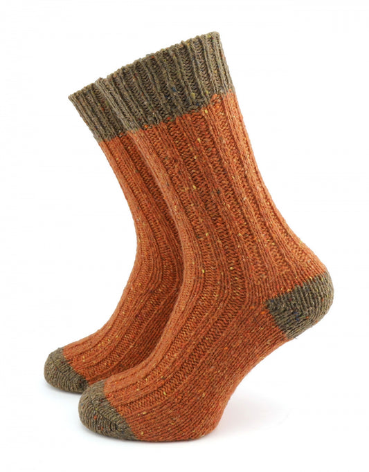 Flecken Herrensocken | Orange