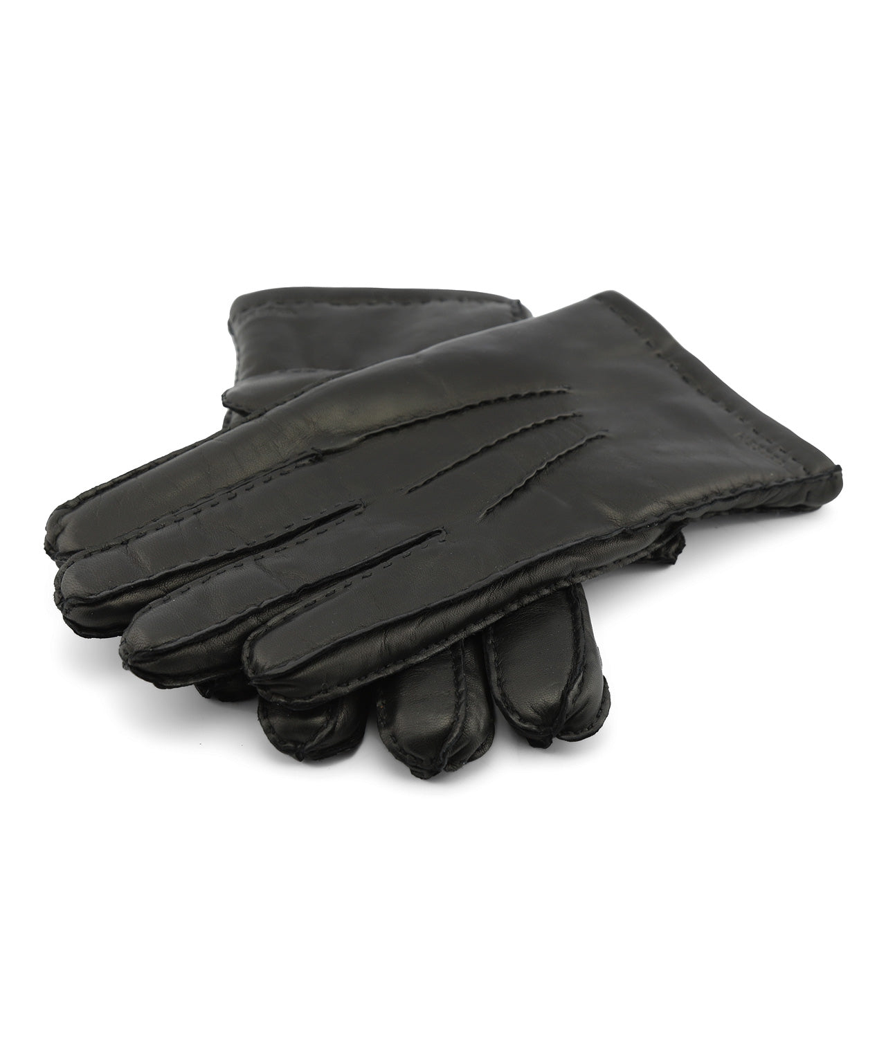 Klassische Lederhandschuhe | Schwarz