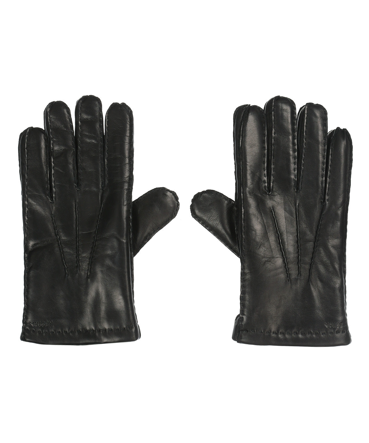 Klassische Lederhandschuhe | Schwarz