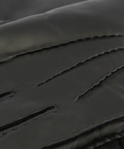 Klassische Lederhandschuhe | Schwarz