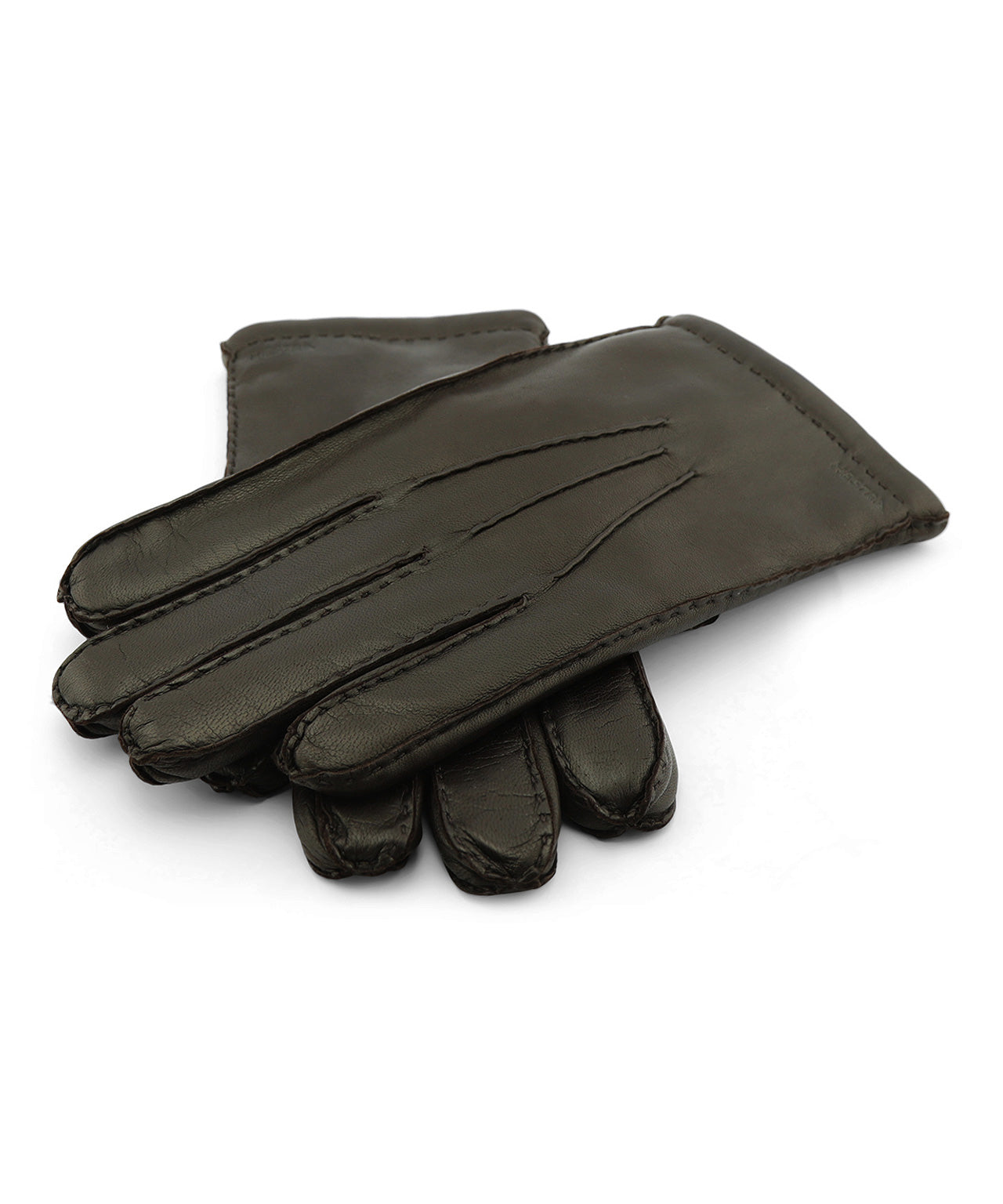 Klassische Lederhandschuhe | Braun