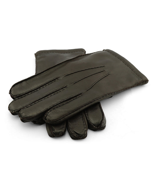 Klassische Lederhandschuhe | Braun