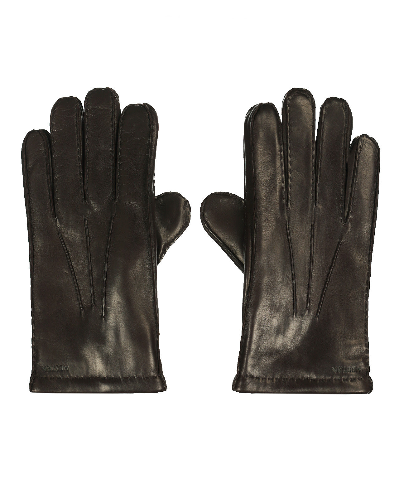 Klassische Lederhandschuhe | Braun