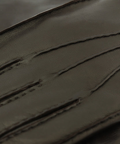 Klassische Lederhandschuhe | Braun