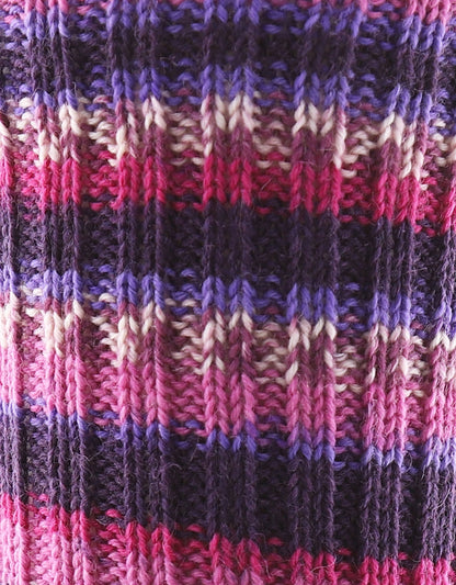 Fairisle Sok | Paars Roze