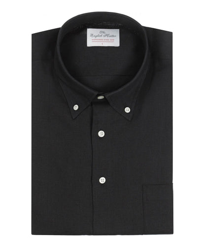 Shirt Linnen | Zwart