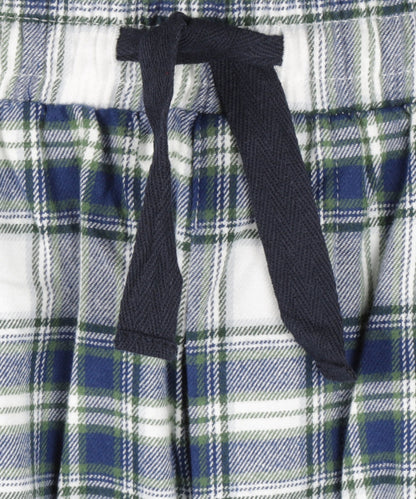 Luxuriöser Flanell-Pyjama-Set | Blau