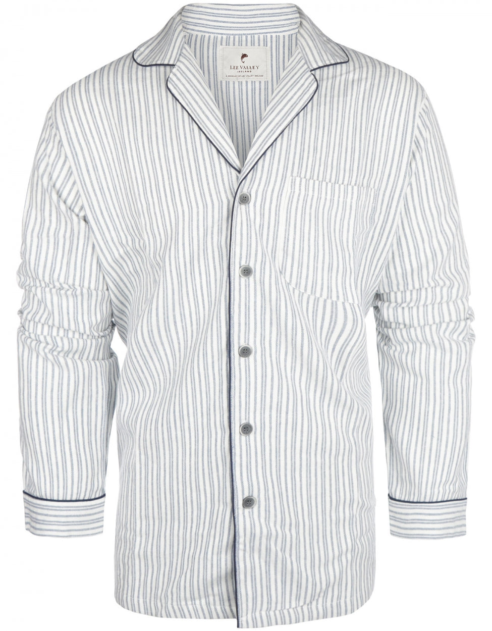 Luxuriöser Flanell-Pyjama-Set | Blau