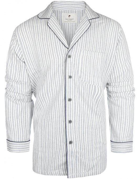Luxuriöser Flanell-Pyjama-Set | Blau