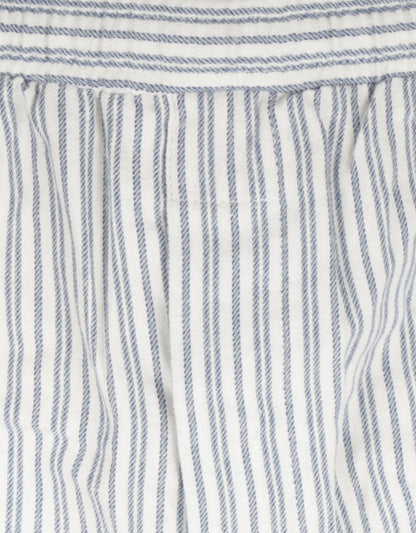 Luxuriöser Flanell-Pyjama-Set | Blau