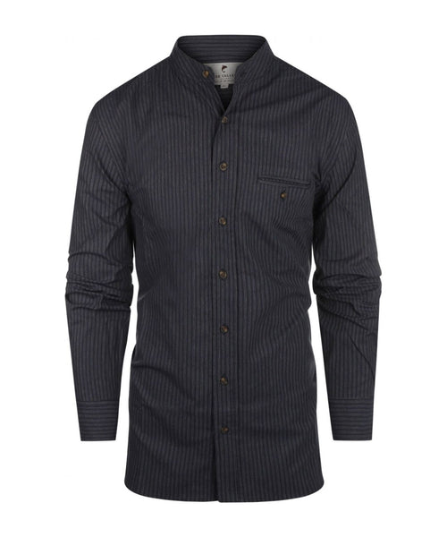 Shirt Grandfather Shirt | Navy Blue