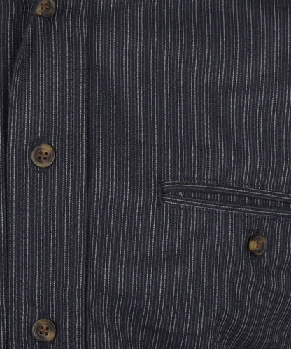 Shirt Grandfather Shirt | Navy Blue
