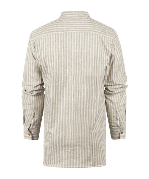 Overhemd Grandfather Shirt | Bruin