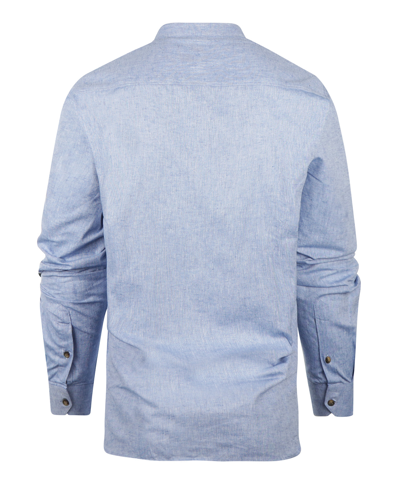 Linnen Shirt | Blauw melange