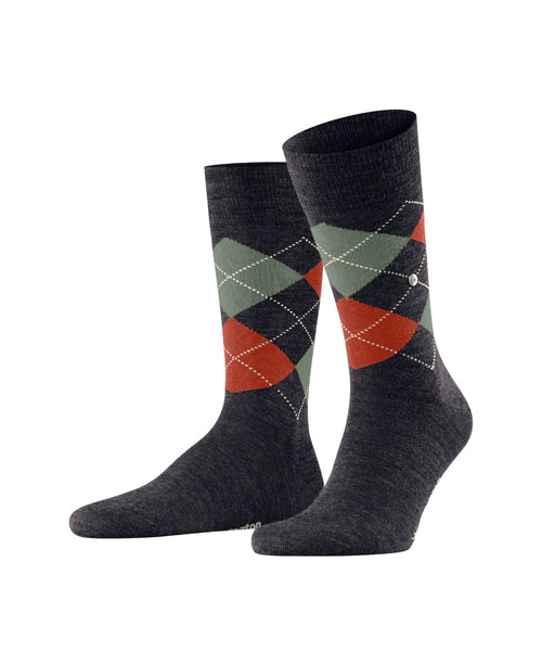 Edinburgh Melange Men's Socks | Blue