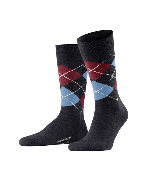 Edinburgh Melange Men's Socks | Blue