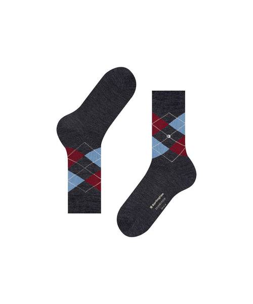 Edinburgh Melange Men's Socks | Blue