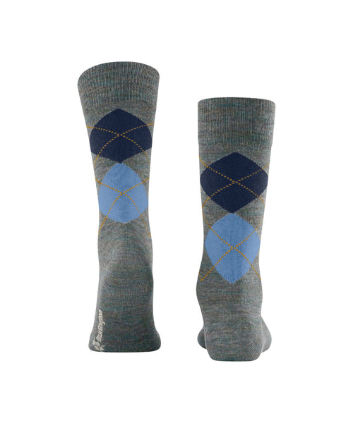 Edinburgh Melange Men's Socks | Blue
