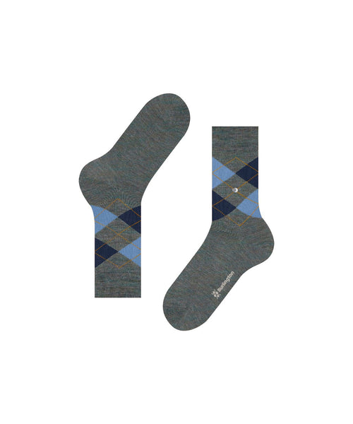 Edinburgh Melange Men's Socks | Blue