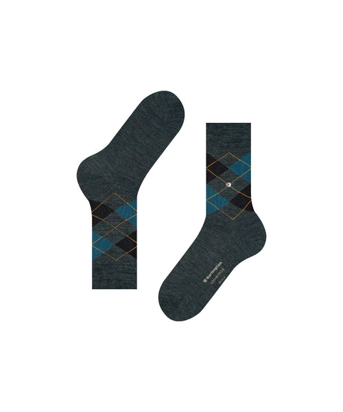 Edinburgh Melange Men's Socks | Green