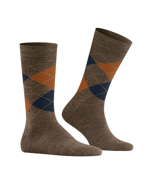 Edinburgh Melange Men's Socks | Green