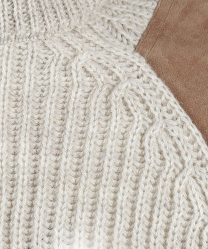 Swaledale Wool Crew Neck Sweater | Brown