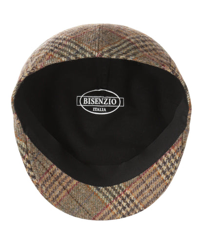 Wollen Soft Cap | Lichtbruin Ruit