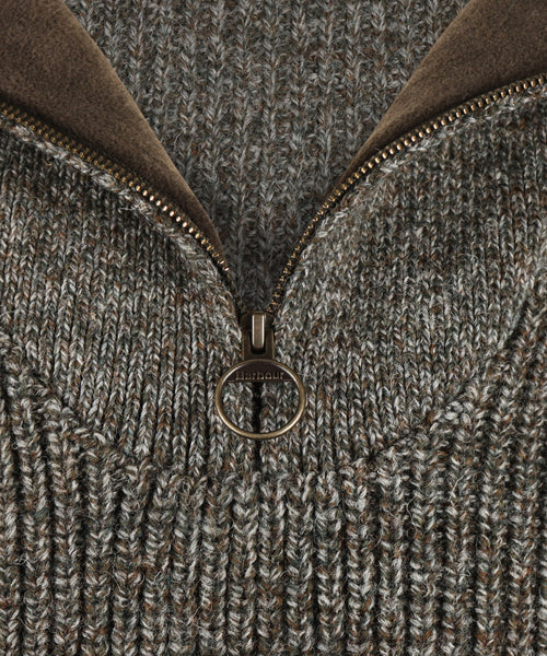 Barbour New Tyne Half Zip Jumper | Grijs