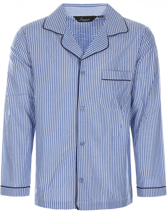 Klassischer Baumwollpyjama | Blau