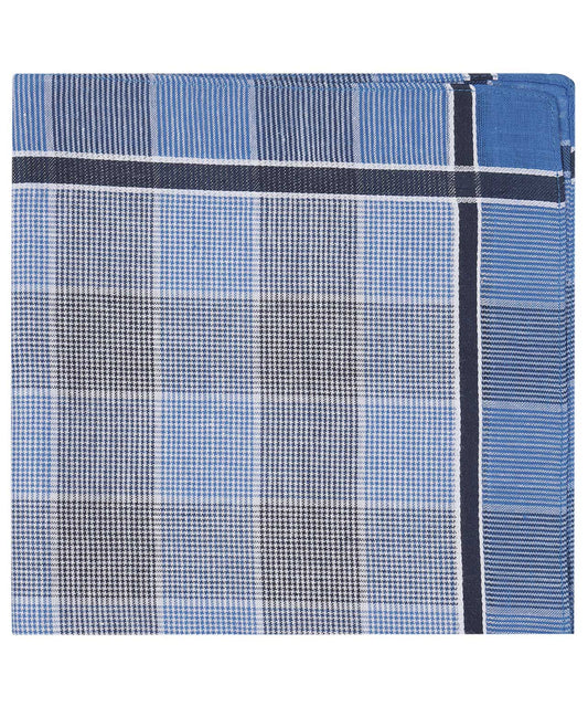 Kariertes Taschentuch | Blau