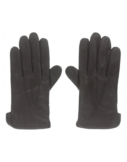 Luxuriöse Hirschlederhandschuhe | Schwarz