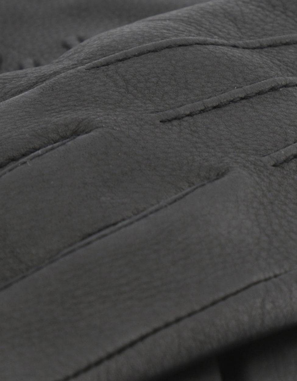 Luxuriöse Hirschlederhandschuhe | Schwarz
