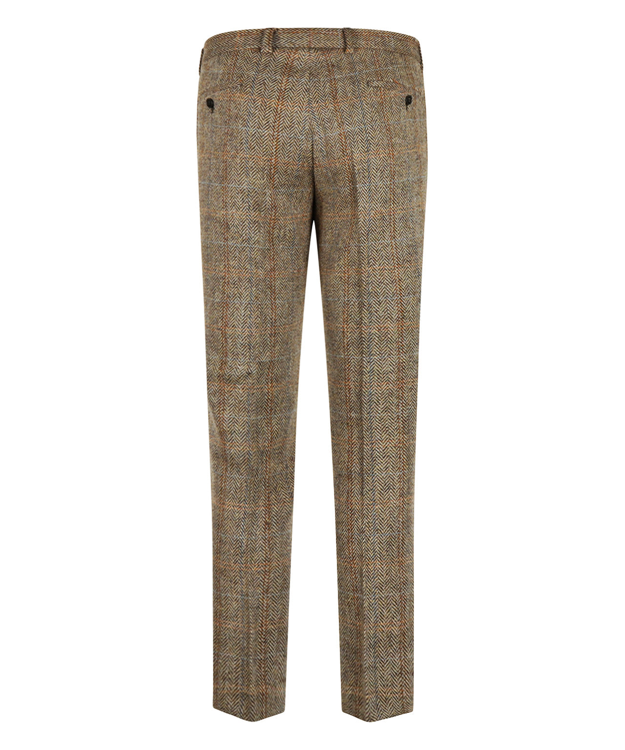 Pantalon Harris Tweed | Lichtbruin melange herringbone