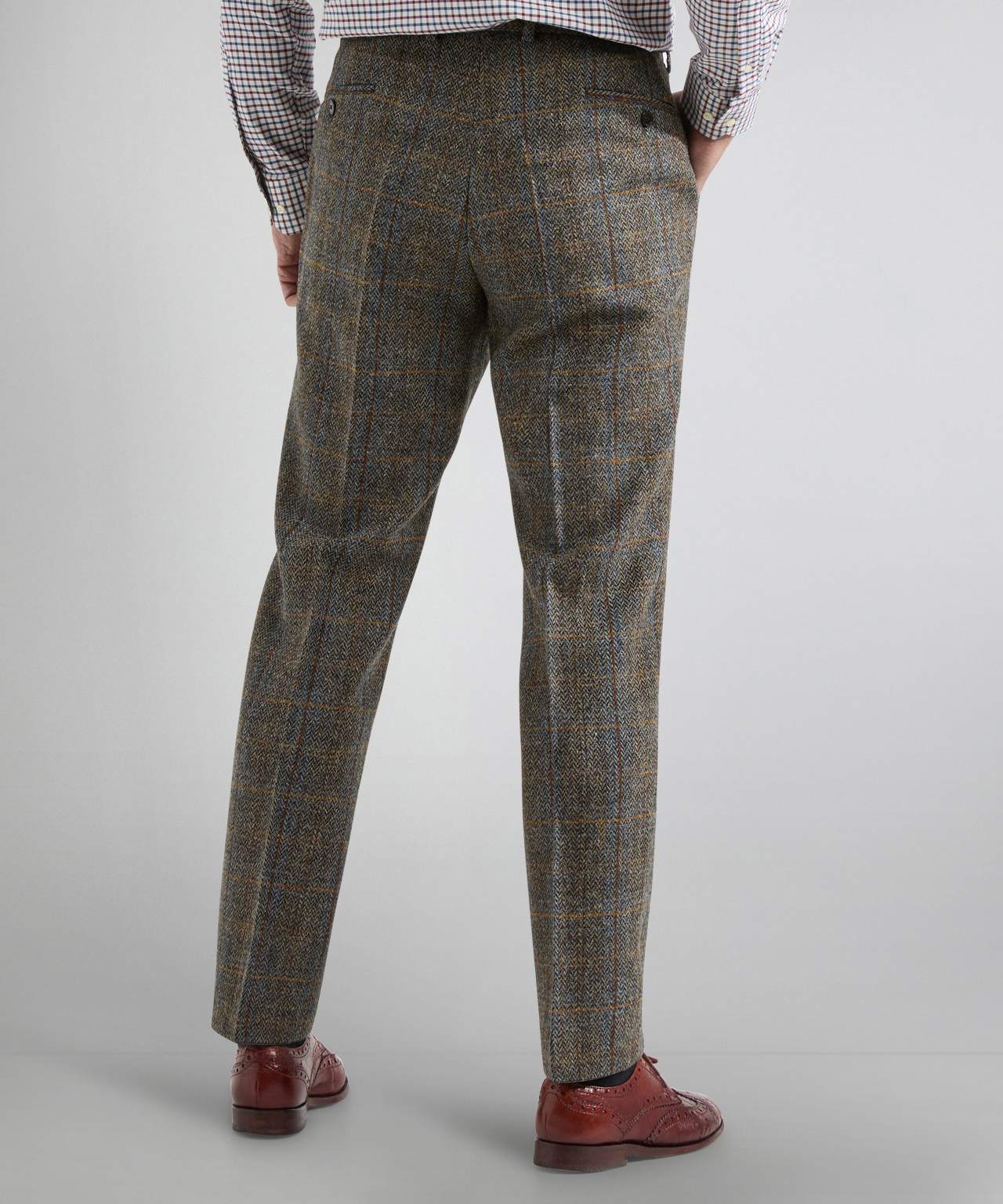 Stilvoller Chino Harris Tweed | Grün