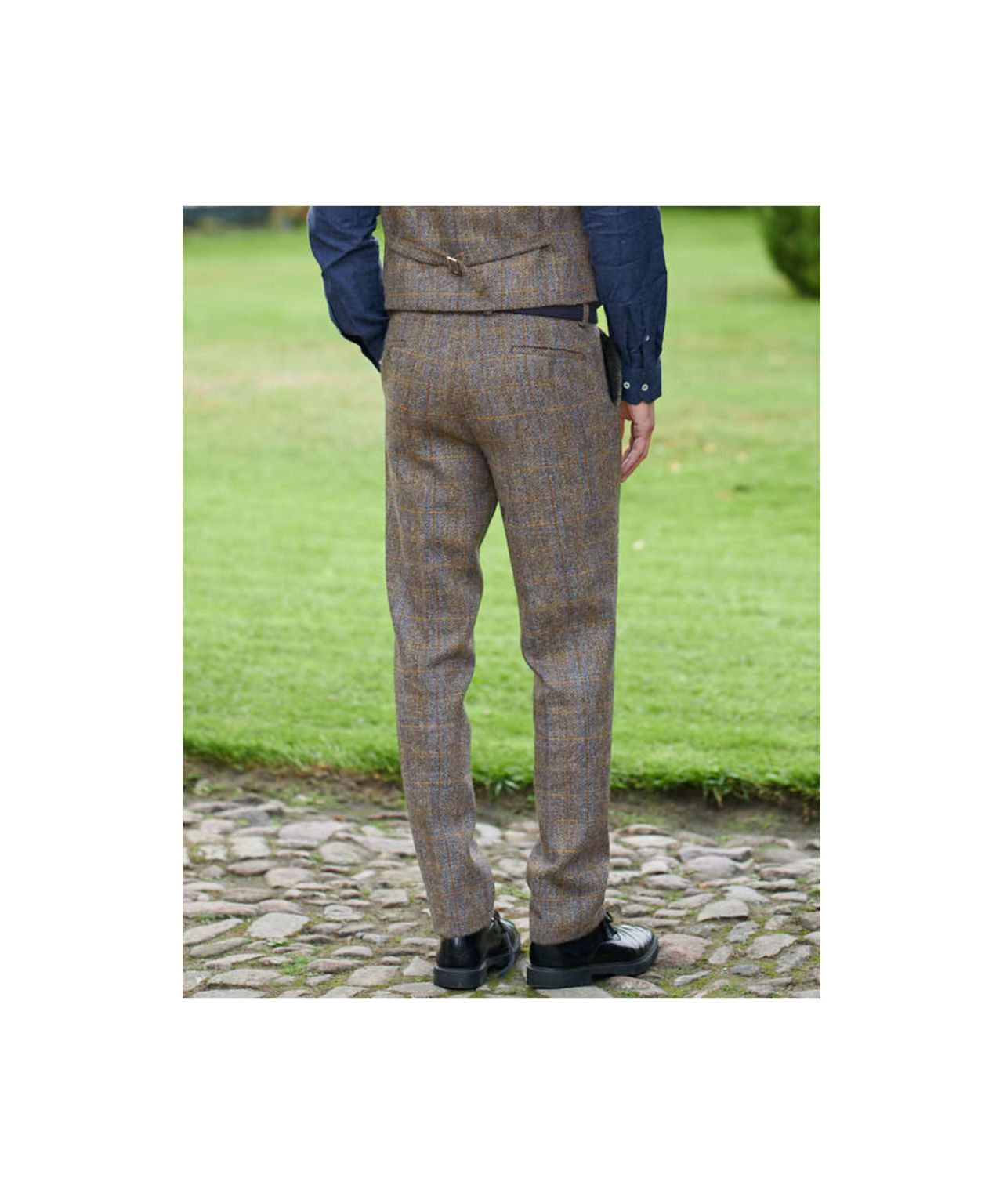 Stilvoller Chino Harris Tweed | Grün