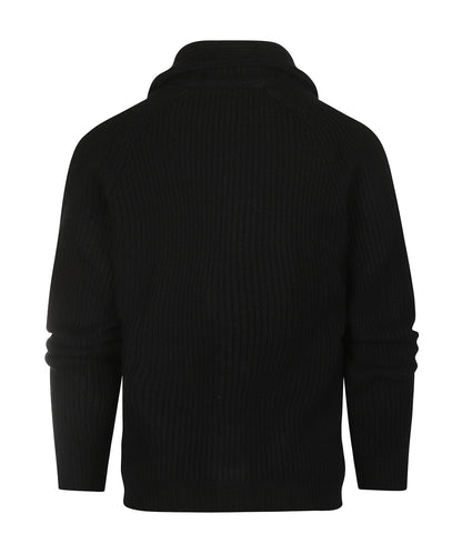 Geelong Sjaalkraagvest | Black
