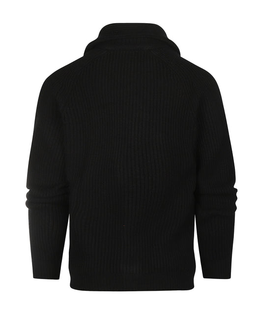 Geelong Sjaalkraagvest | Black