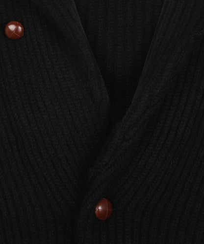 Geelong Sjaalkraagvest | Black