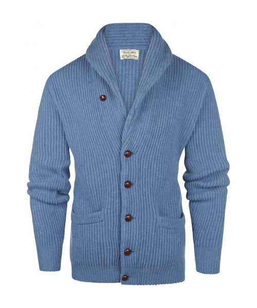 William Lockie Knotted Vest Shawl Collar | Jeans