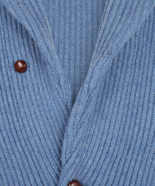 William Lockie Knotted Vest Shawl Collar | Jeans