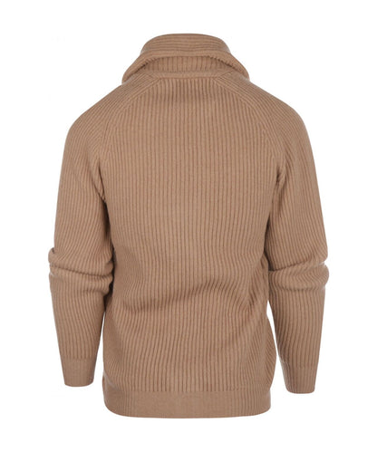 Vest Sjaalkraag | Camel