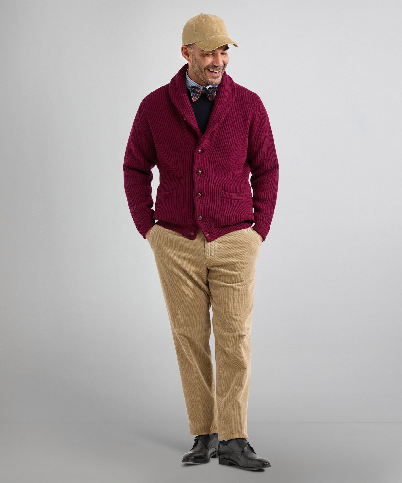 Vest Sjaalkraag | Bordeaux