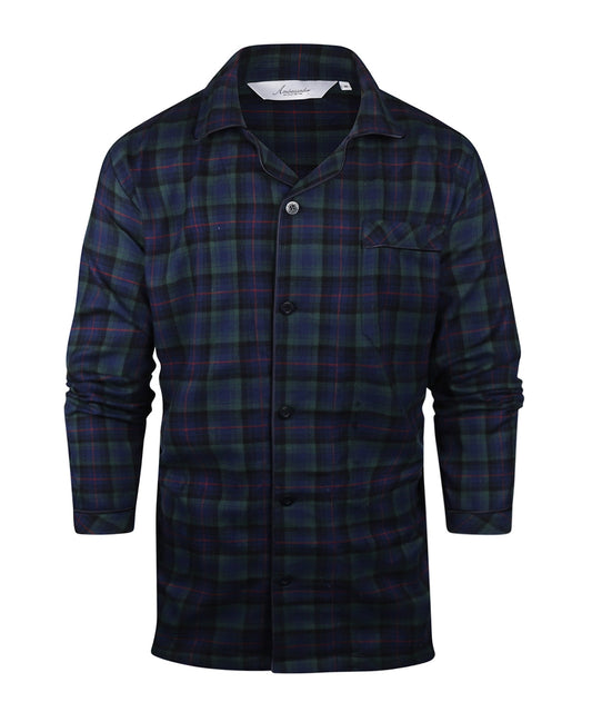 Luxuriöser Baumwollpyjama | Blau